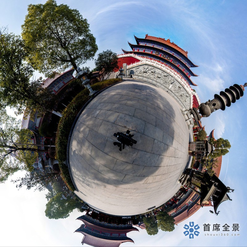體驗神秘合肥開福禪寺大雄寶殿之美：VR全景游覽